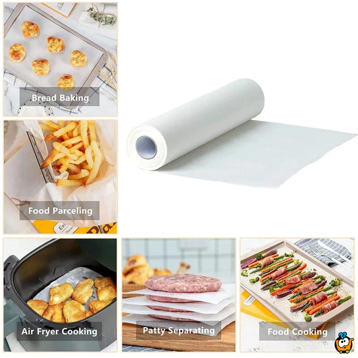 Pek papir za rernu - papir za pečenje 5m x 300mm