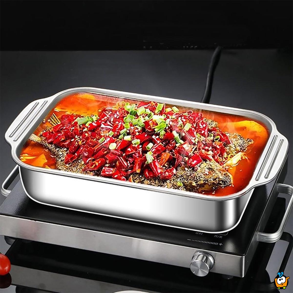 INOX posuda sa poklopcem - za vrhunska jela 