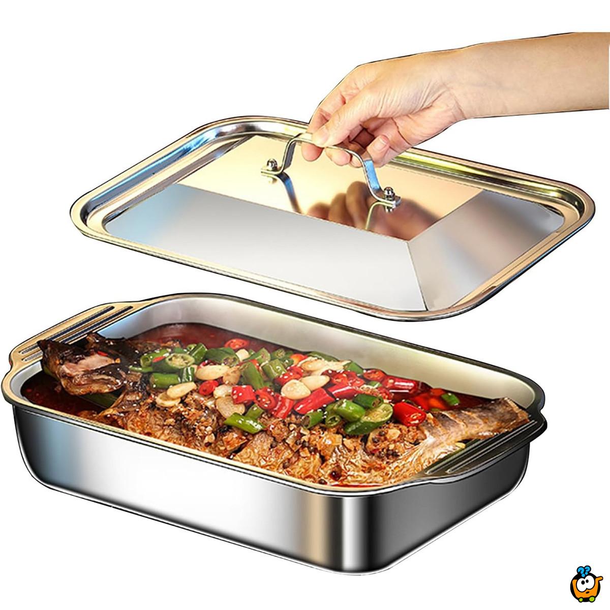 INOX posuda sa poklopcem - za vrhunska jela 