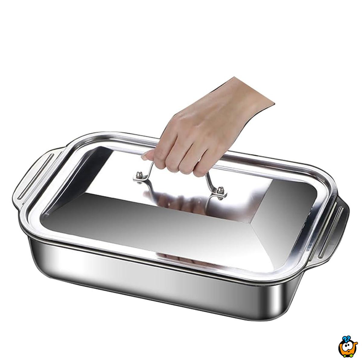 INOX posuda sa poklopcem - za vrhunska jela 