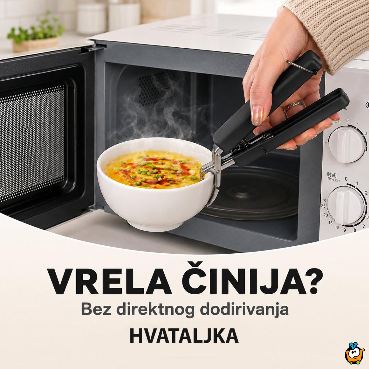 Hvataljka za vrele činije i posude – sigurno vađenje bez opekotina