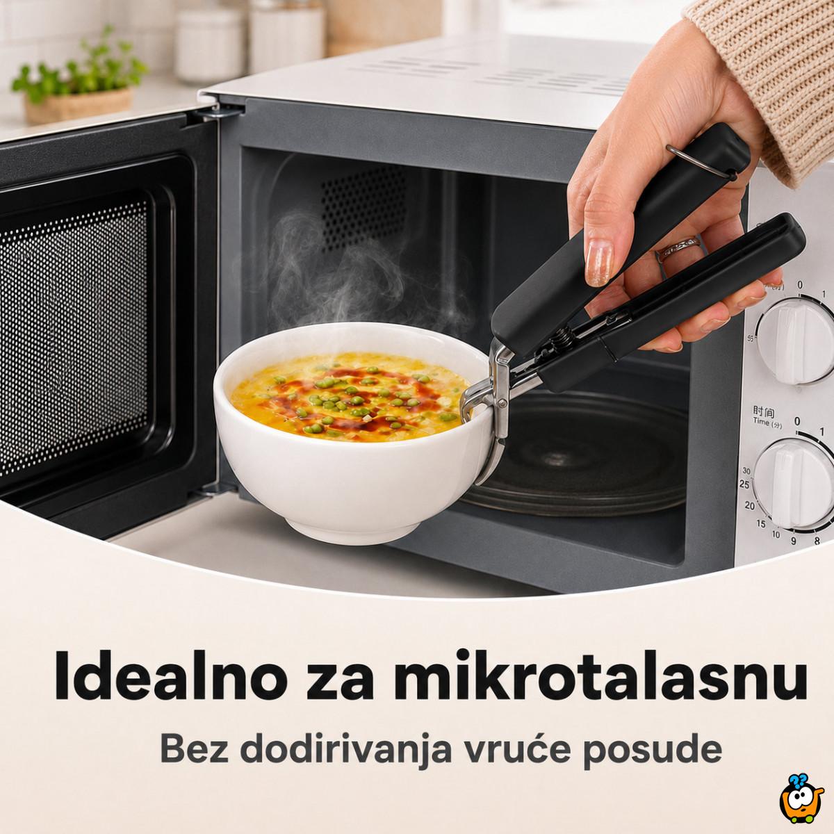 Hvataljka za vrele činije i posude – sigurno vađenje bez opekotina