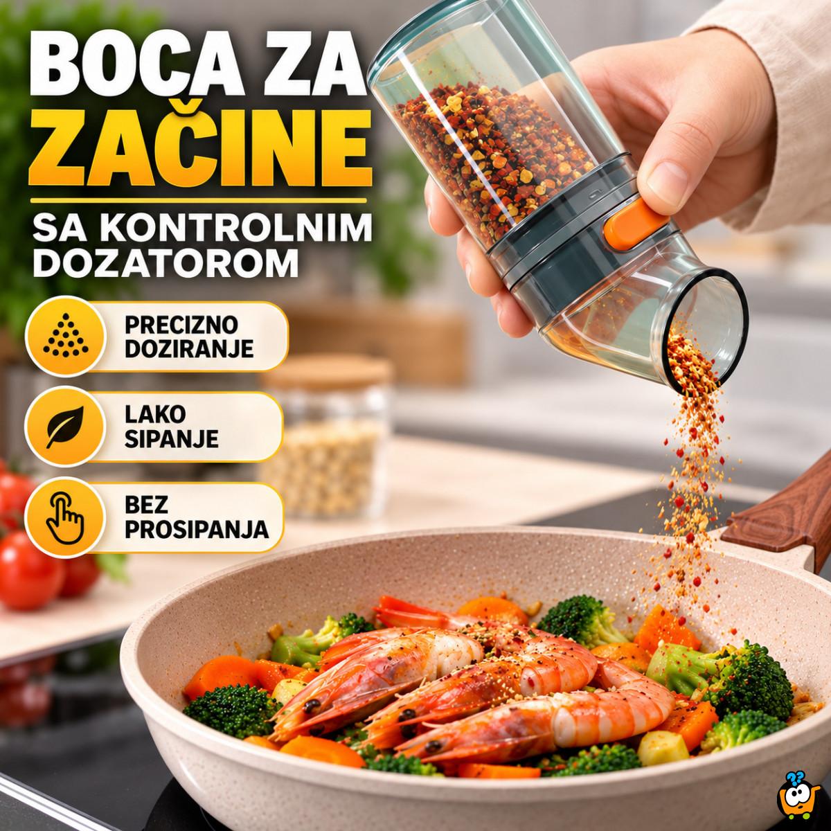 Boca za začine sa kontrolnim dozatorom