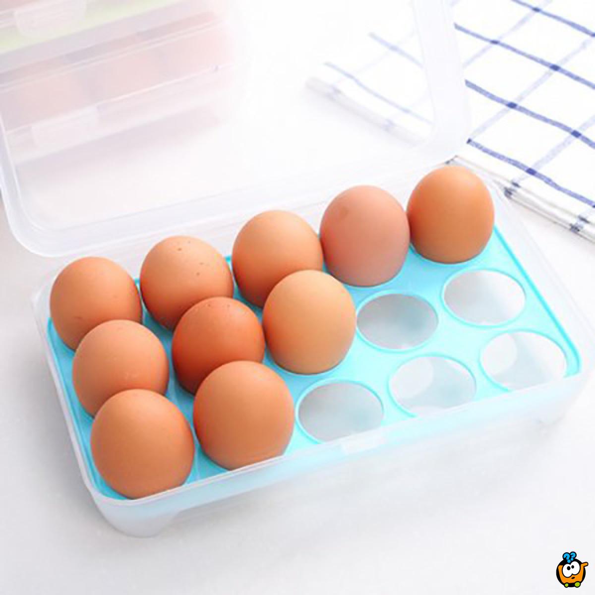 Egg box - 15 u 1 kutija za skladištenje jaja