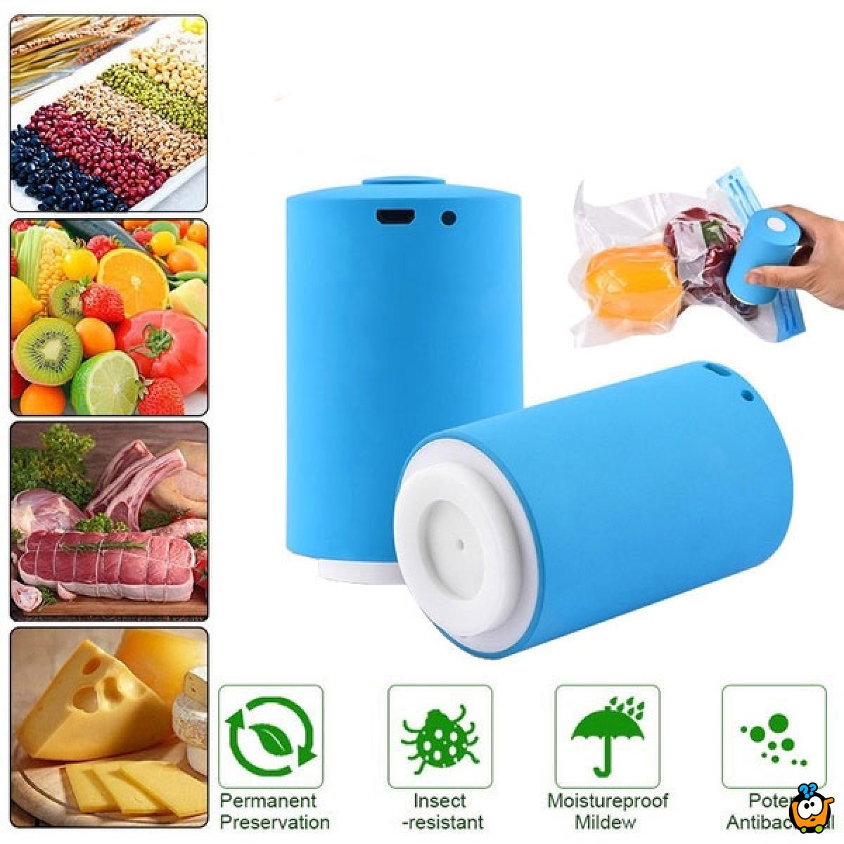 Set za vakumiranje hrane - pumpa+kesice