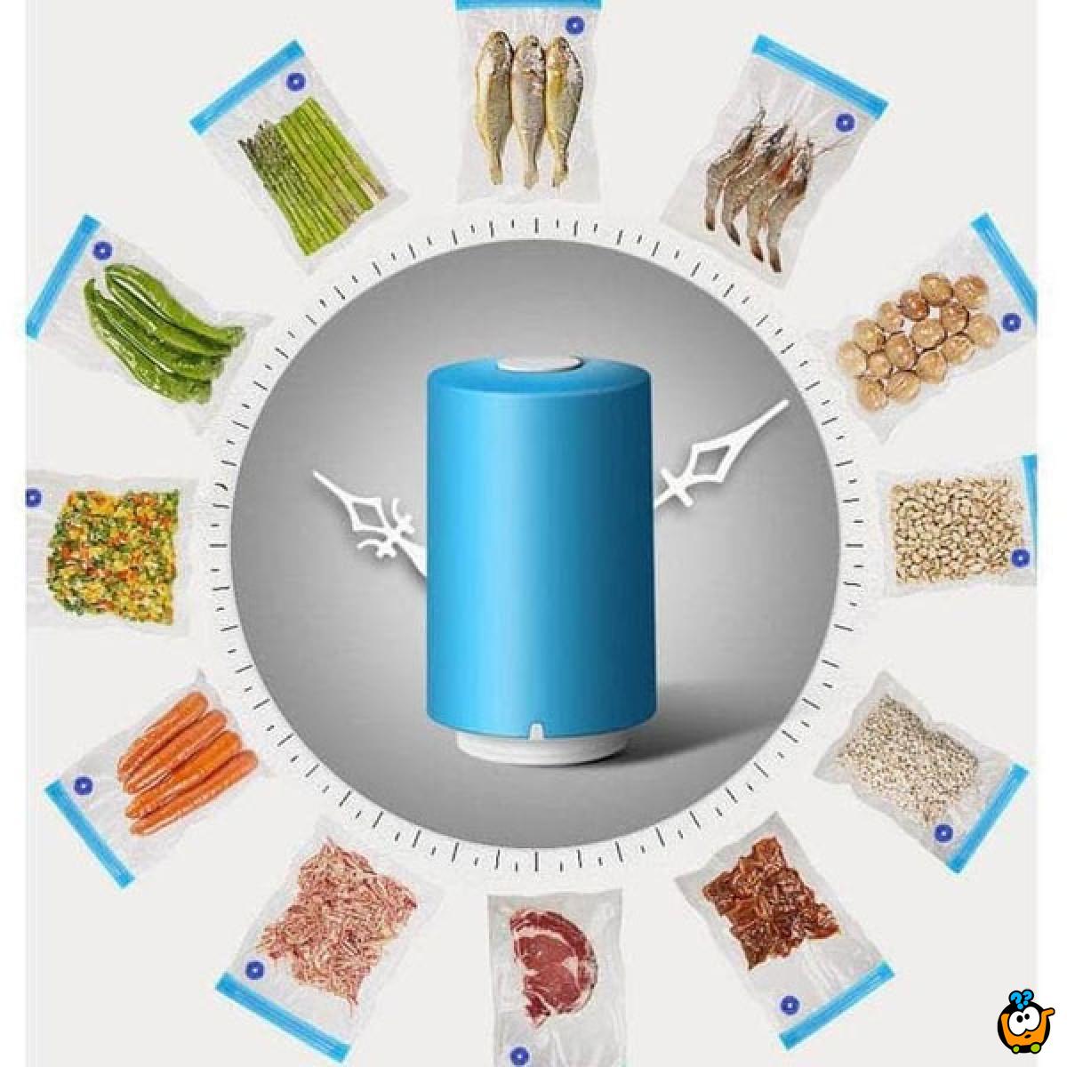 Set za vakumiranje hrane - pumpa+kesice