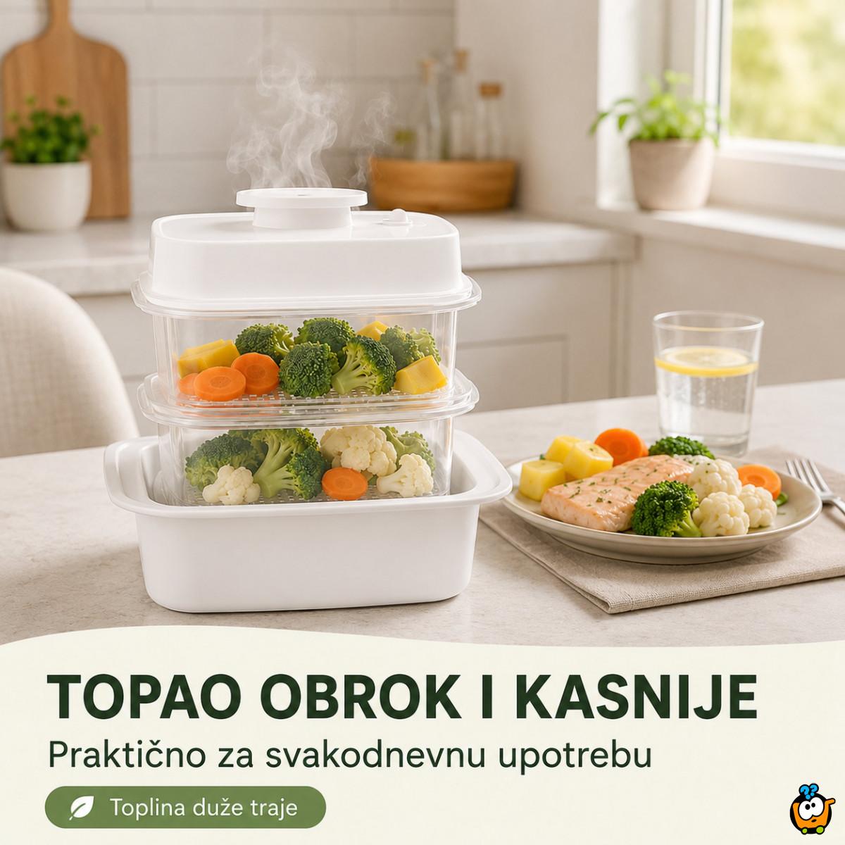 Spratna posuda za kuvanje na pari Favorina – zdrav obrok bez šporeta