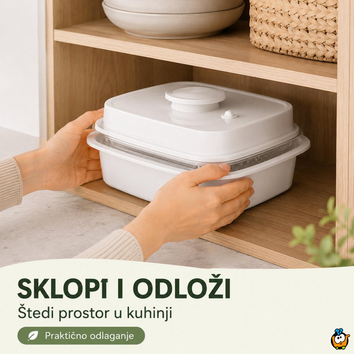 Spratna posuda za kuvanje na pari Favorina – zdrav obrok bez šporeta