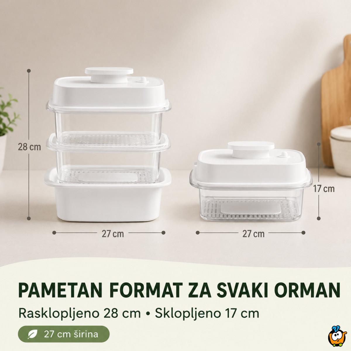 Spratna posuda za kuvanje na pari Favorina – zdrav obrok bez šporeta