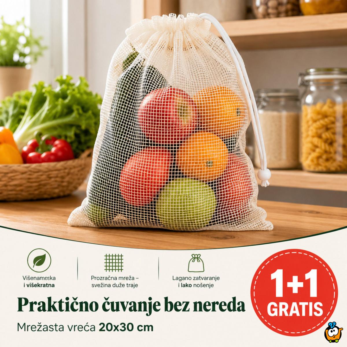 1+1 GRATIS Mrežasta vreća za višenamensku upotrebu 20x30cm