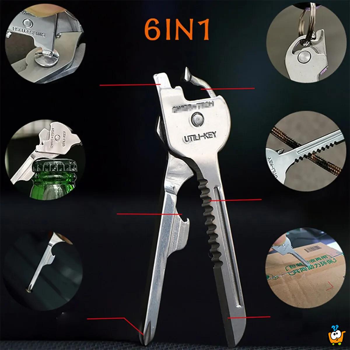 6in1 Utile key - Višenamenski alat u obliku ključa