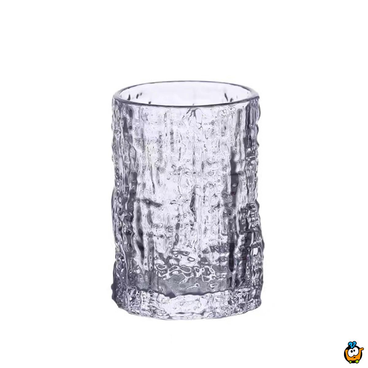 Bark Glass 400ml - Staklena čaša reljefnog dizajna 