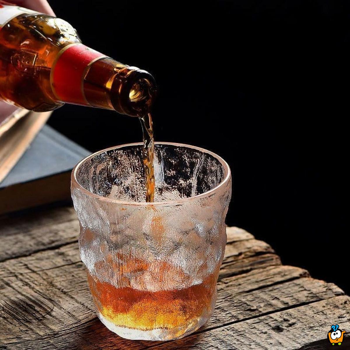 Glečer čaša 300 ml - Elegantna staklena čaša za omiljene napitke