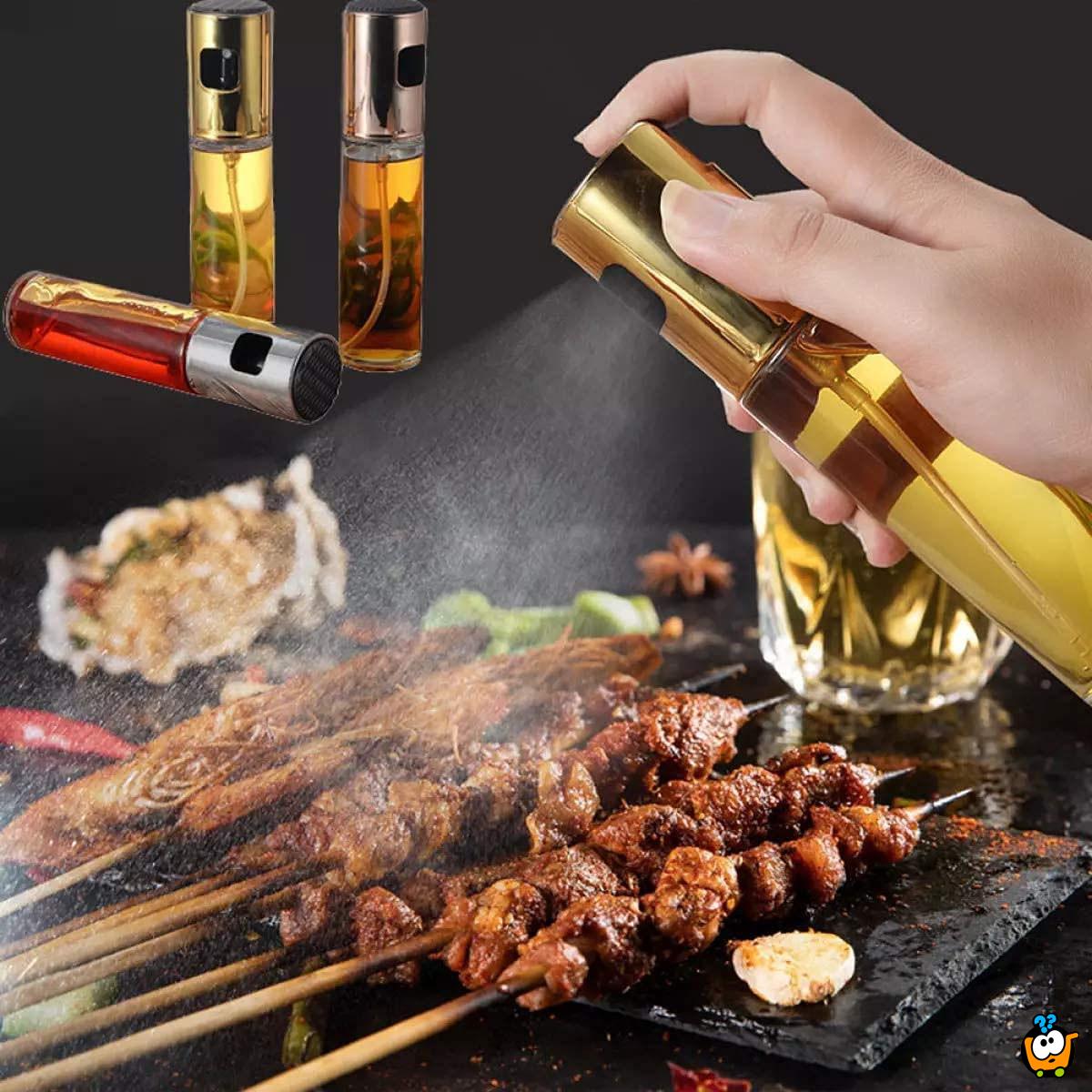 Oil Spray Bottle - Staklena bočica sa raspršivačem za ulje