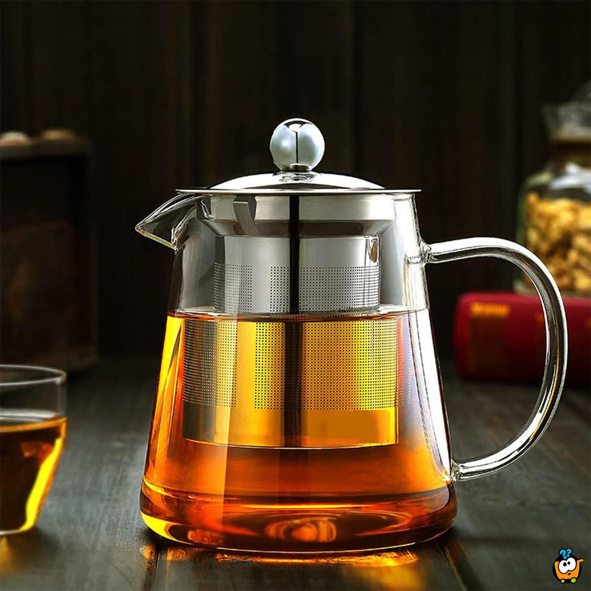 Elegantni stakleni čajnik sa infuzerom