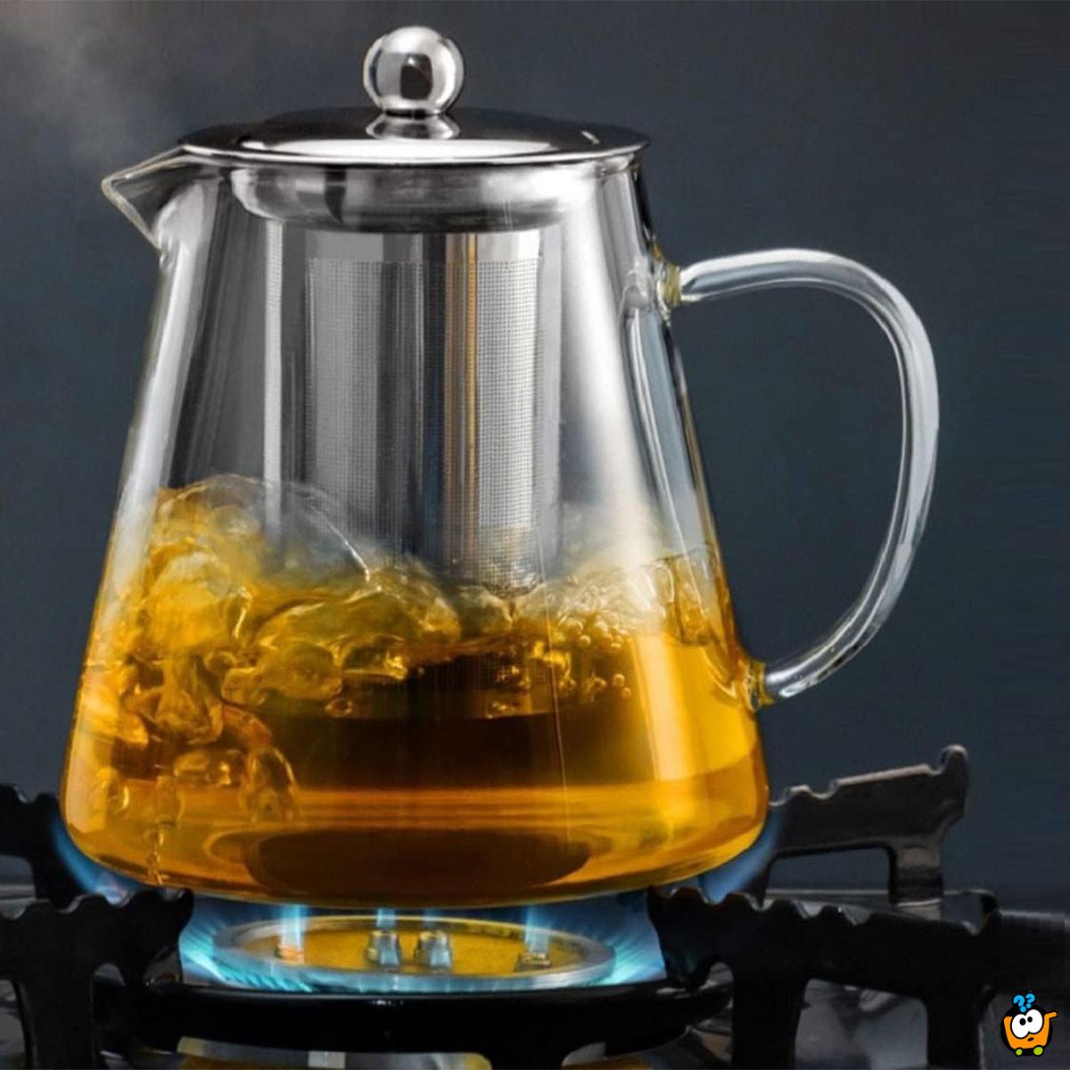 Elegantni stakleni čajnik sa infuzerom