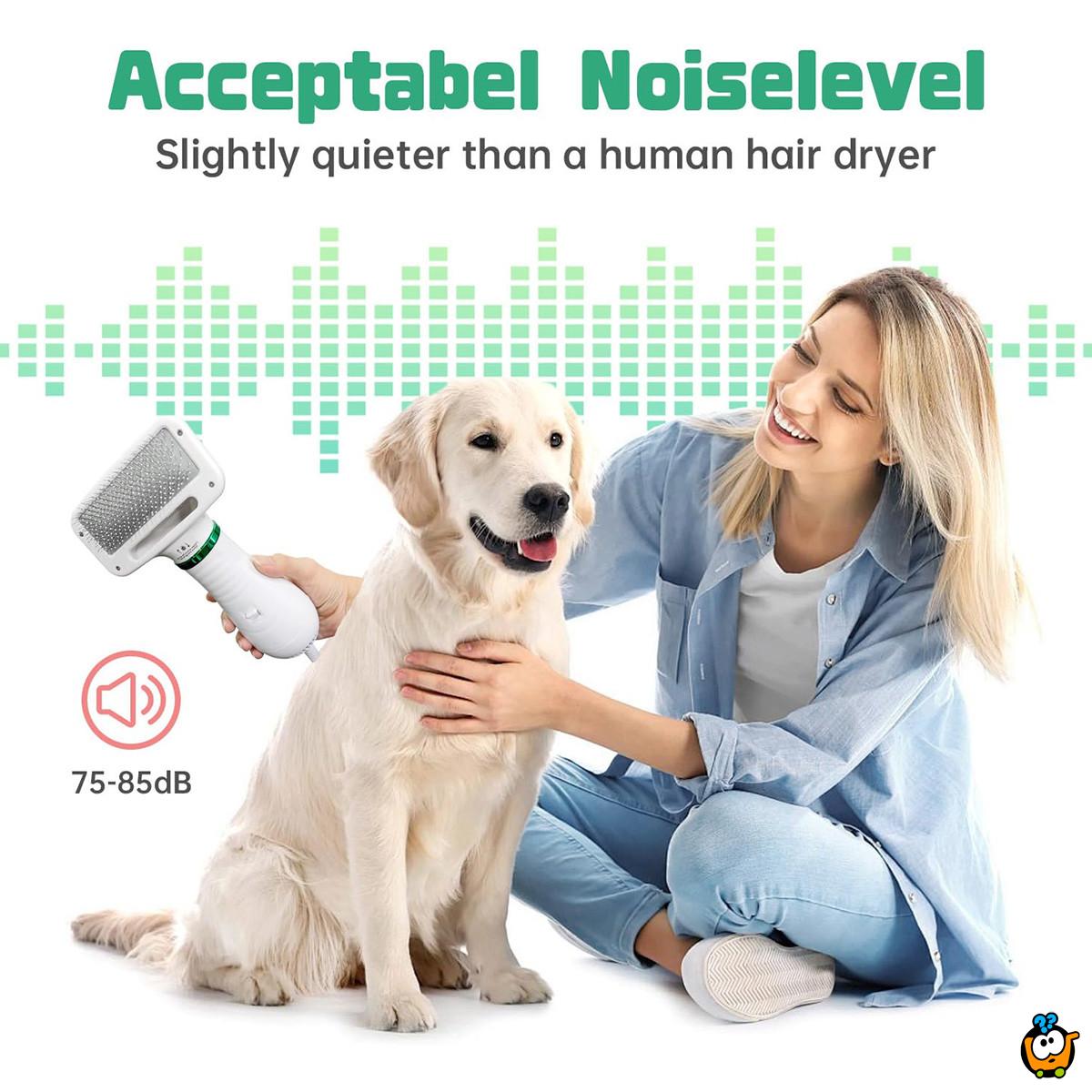 Furminator 2u1 fen za pse sa četkom - sušenje i uređivanje dlake