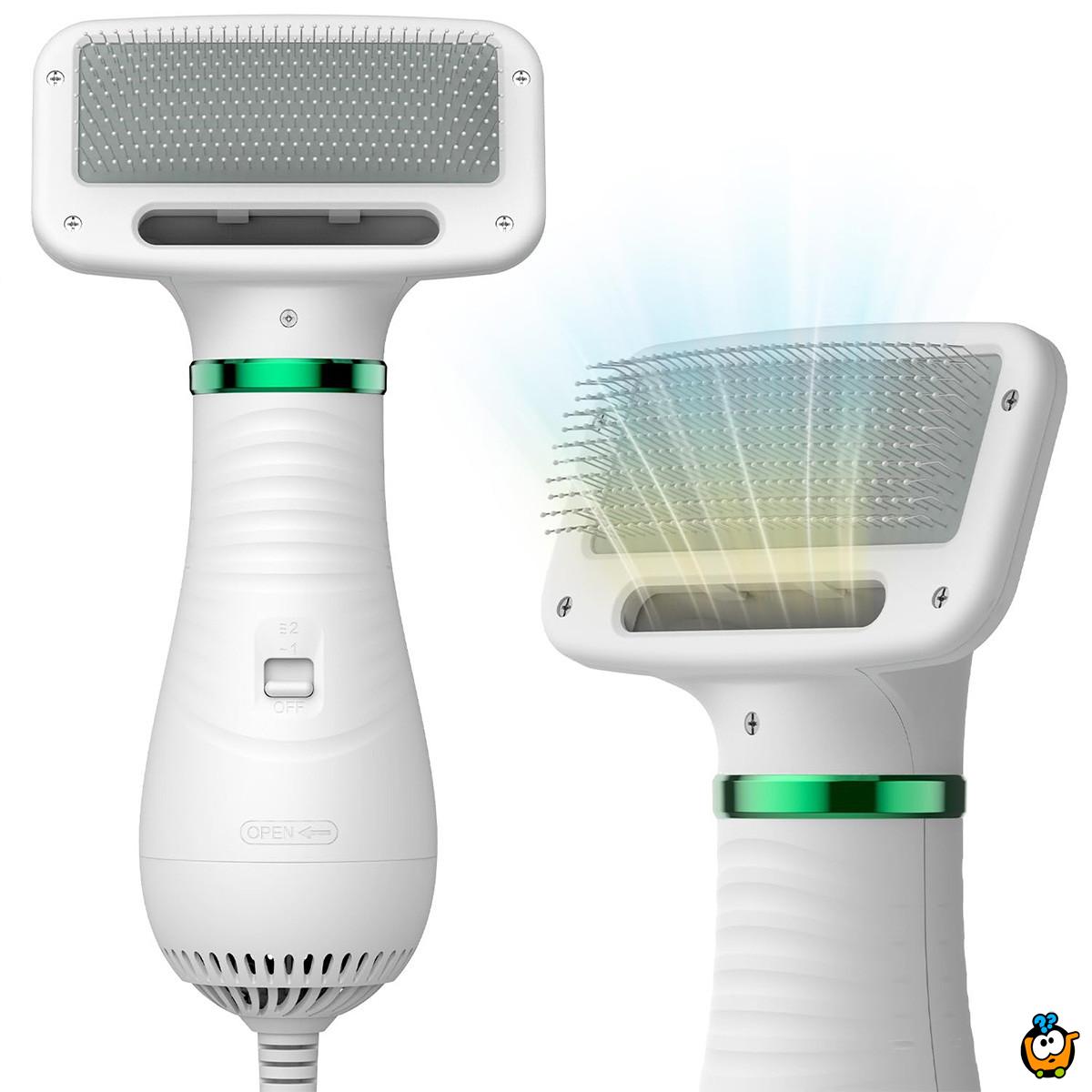 Furminator 2u1 fen za pse sa četkom - sušenje i uređivanje dlake