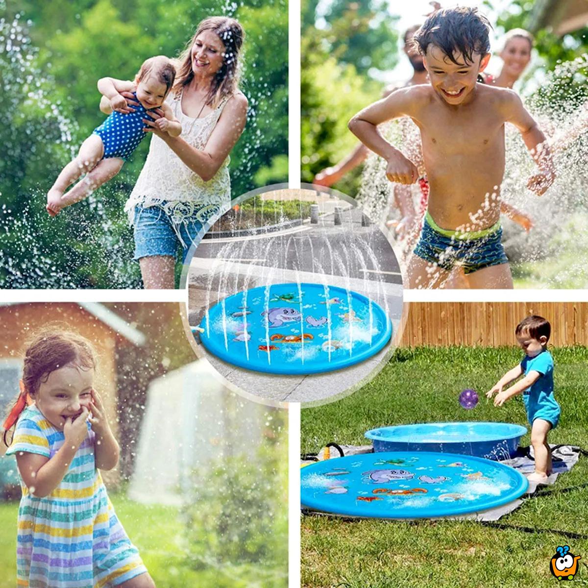 Sprinkler Pad - plitki bazen sa prskalicama za zabavno rashlađivanje