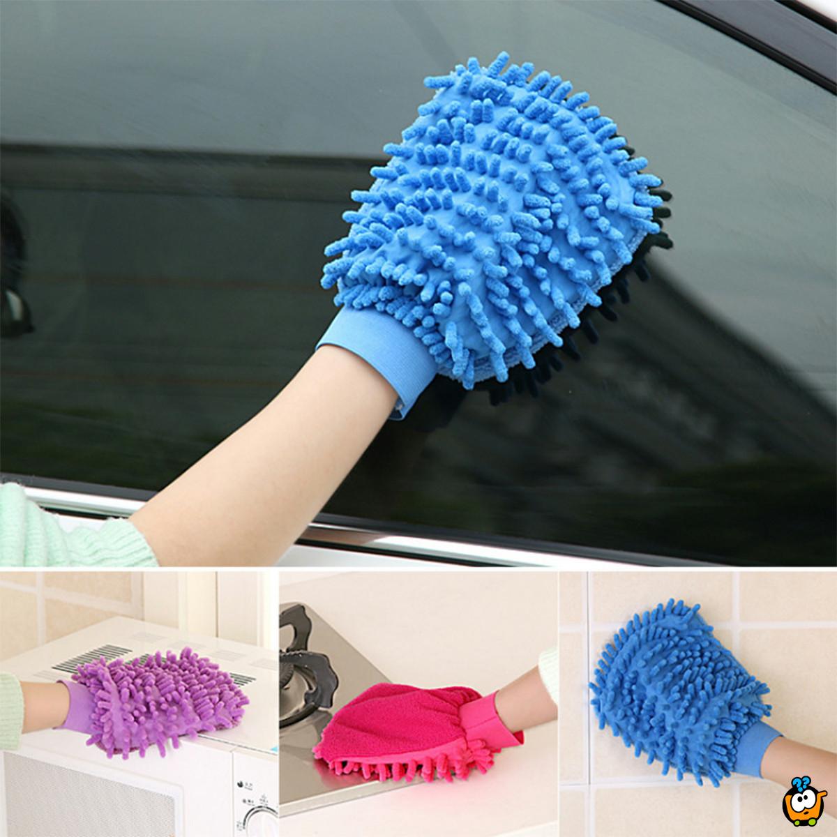 Mikrofiber rukavica za detaljno čišćenje automobila i doma