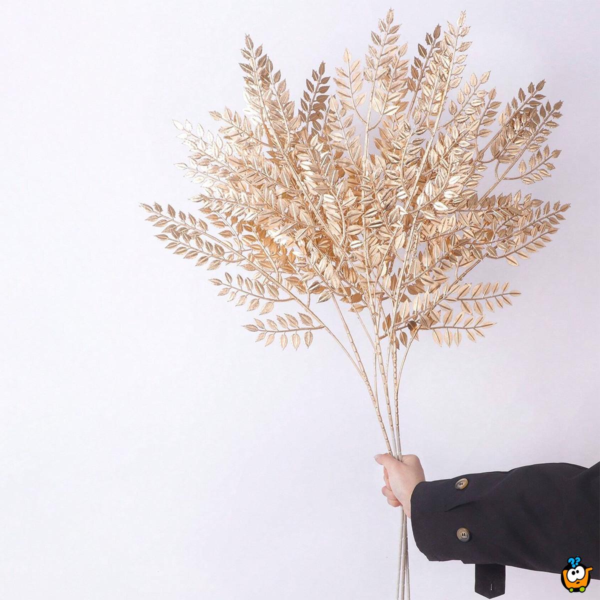 Golden small leaves - Dekorativni listovi u zlatnoj boji