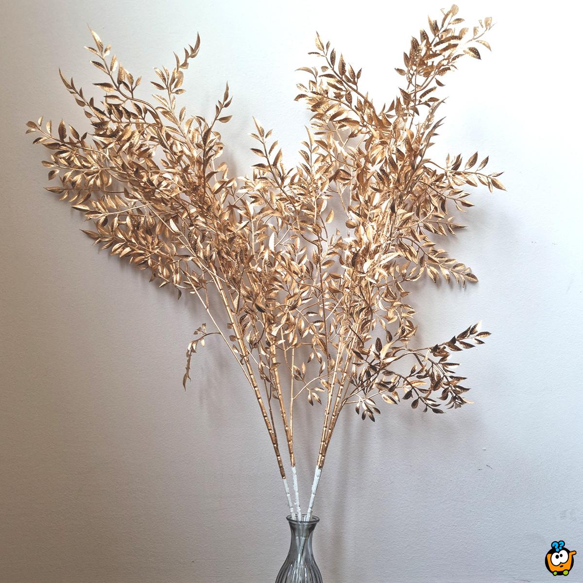 Golden small leaves - Dekorativni listovi u zlatnoj boji