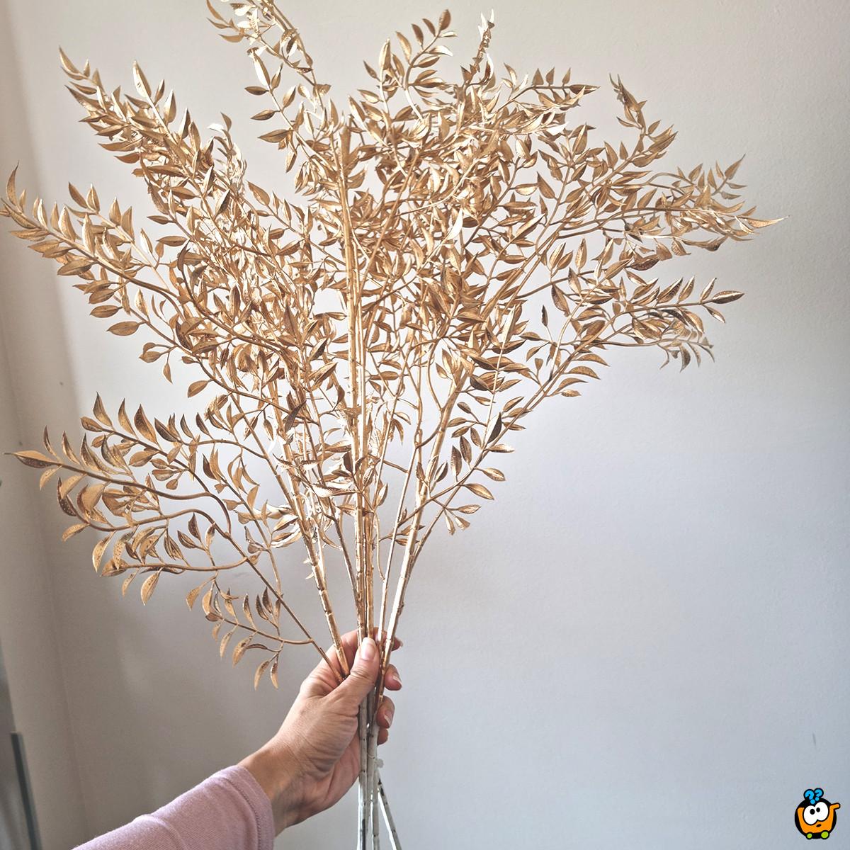 Golden small leaves - Dekorativni listovi u zlatnoj boji