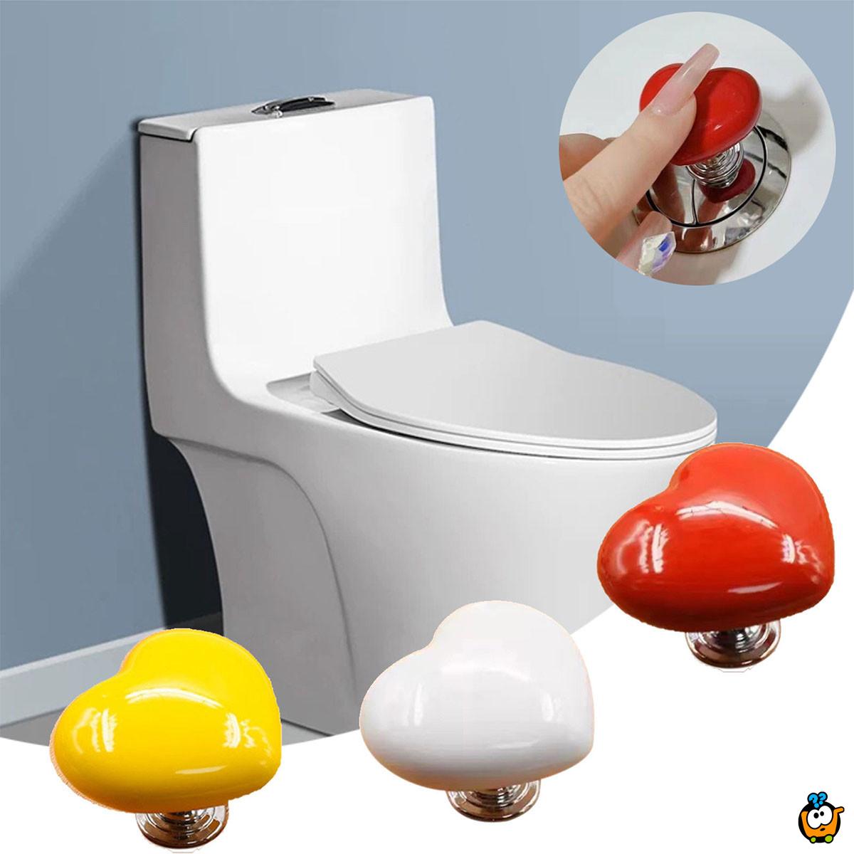 Toilet Heart – Dugme za vodokotlić u obliku srca