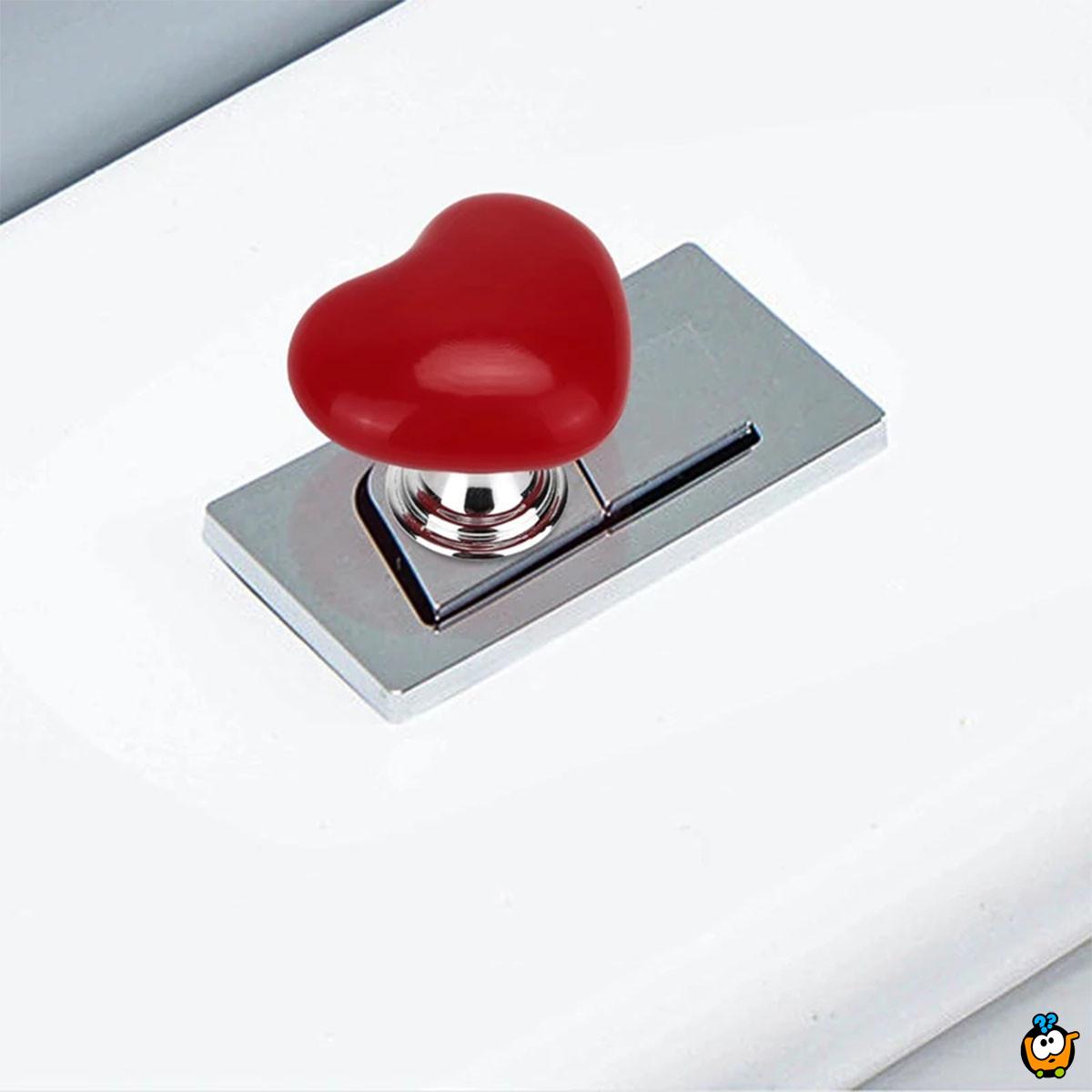 Toilet Heart – Dugme za vodokotlić u obliku srca