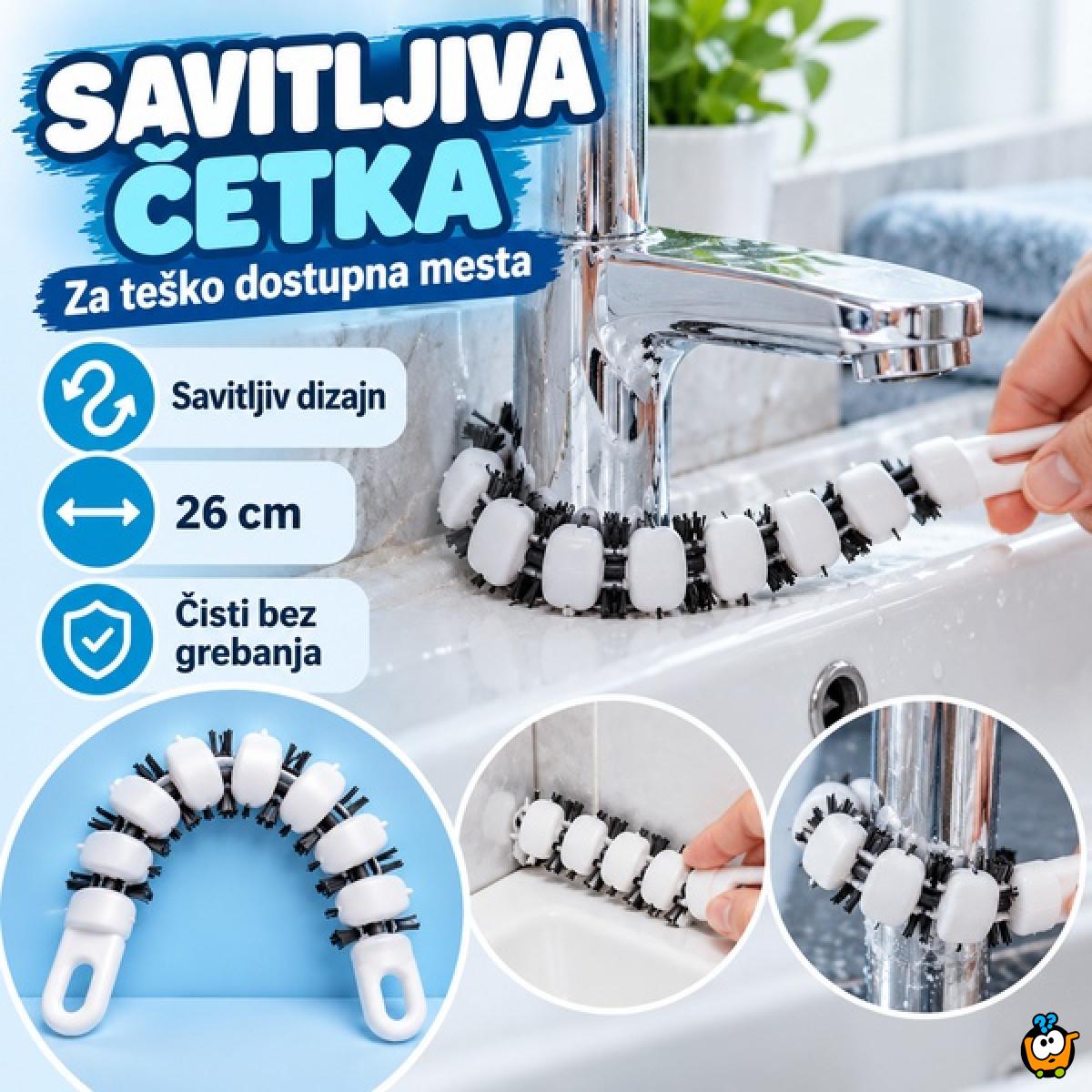 Savitljiva četka za čišćenje sanitarija