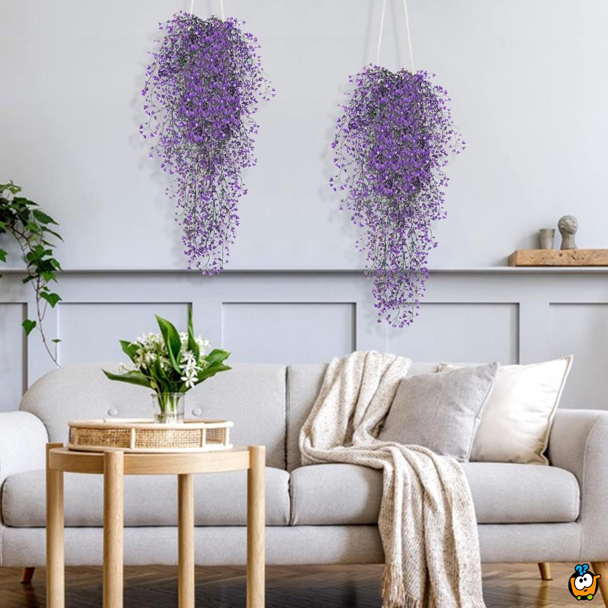 Forsythia - Veštački viseći cvetovi za dekor prostora
