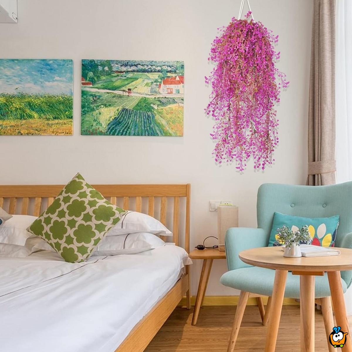 Forsythia - Veštački viseći cvetovi za dekor prostora