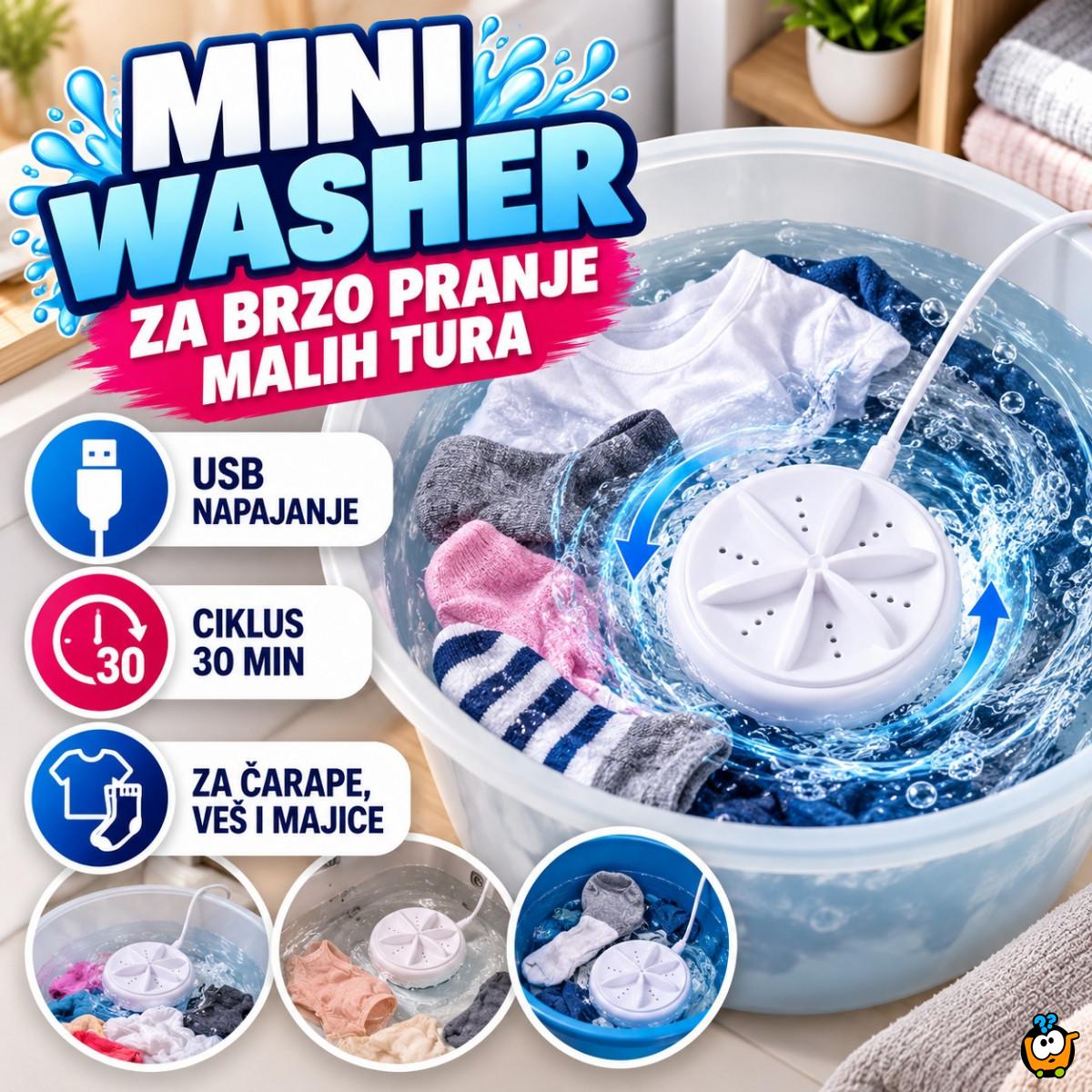 Mini Washer - Prenosiva centrifuga za pranje veša