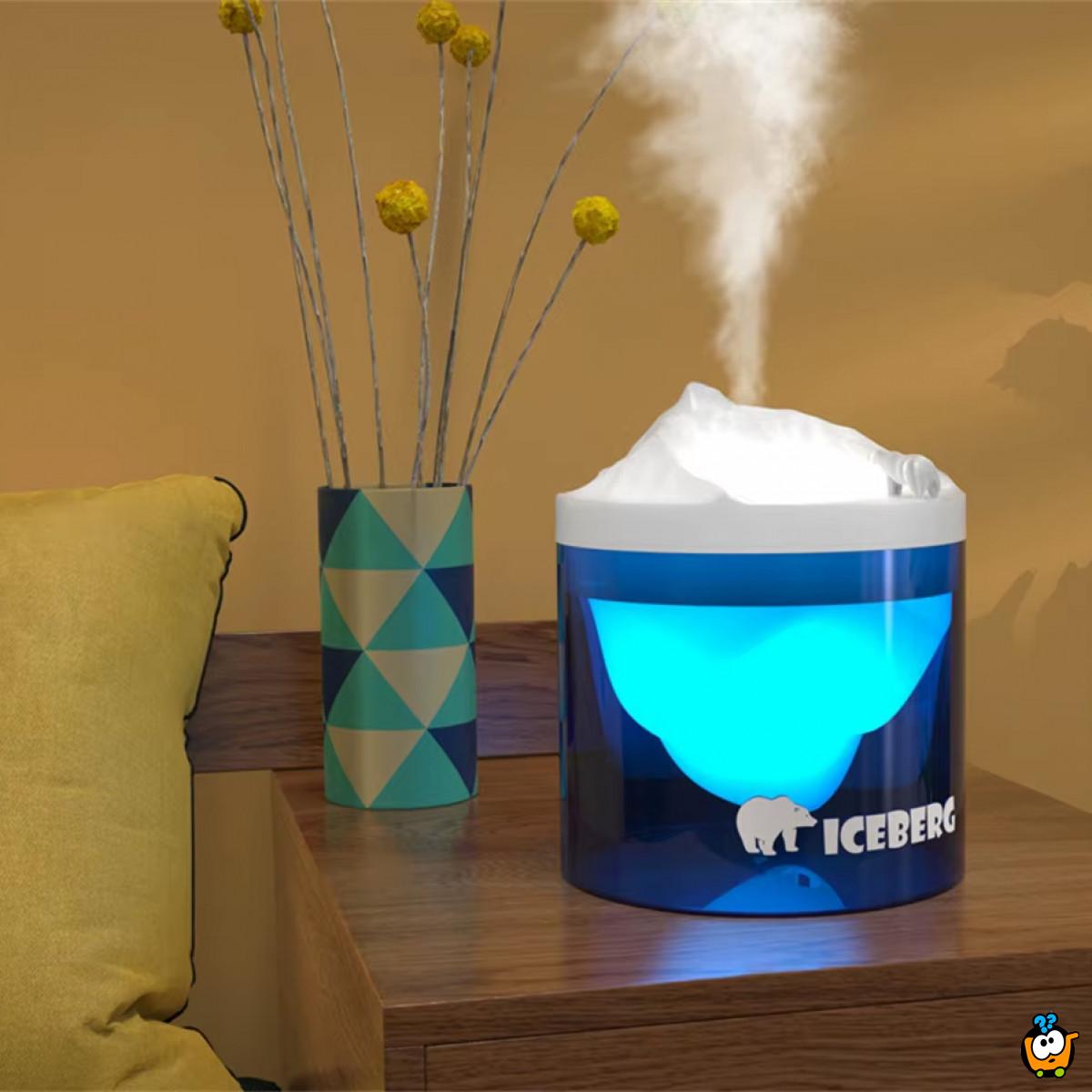 Ovlaživač vazduha sa LED osvetljenjem – Iceberg efekat