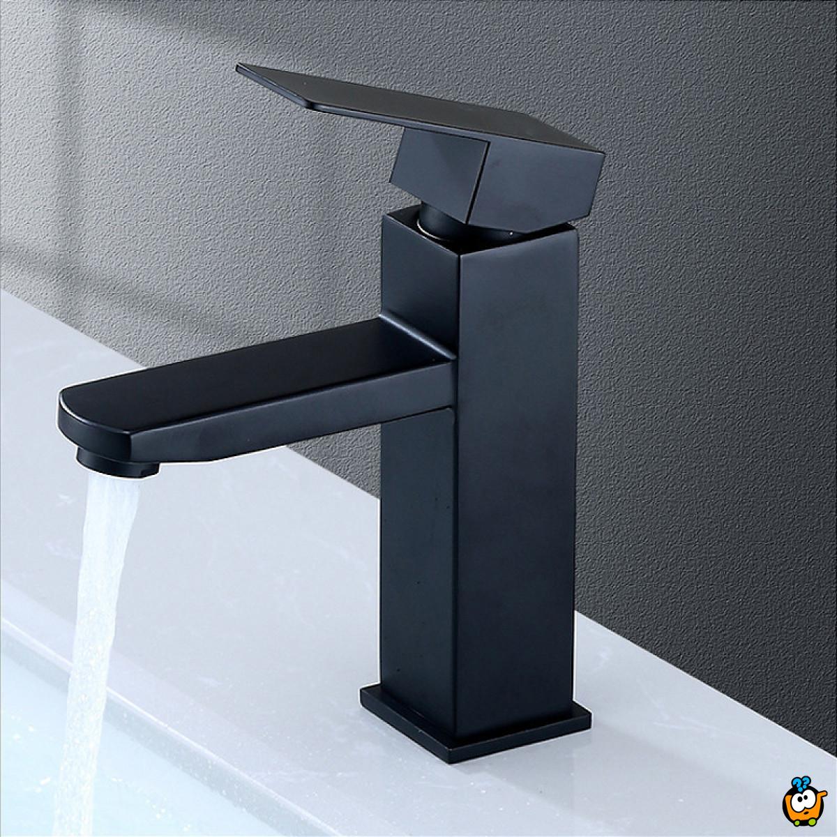 Elegantna crna slavina - baterija za lavabo