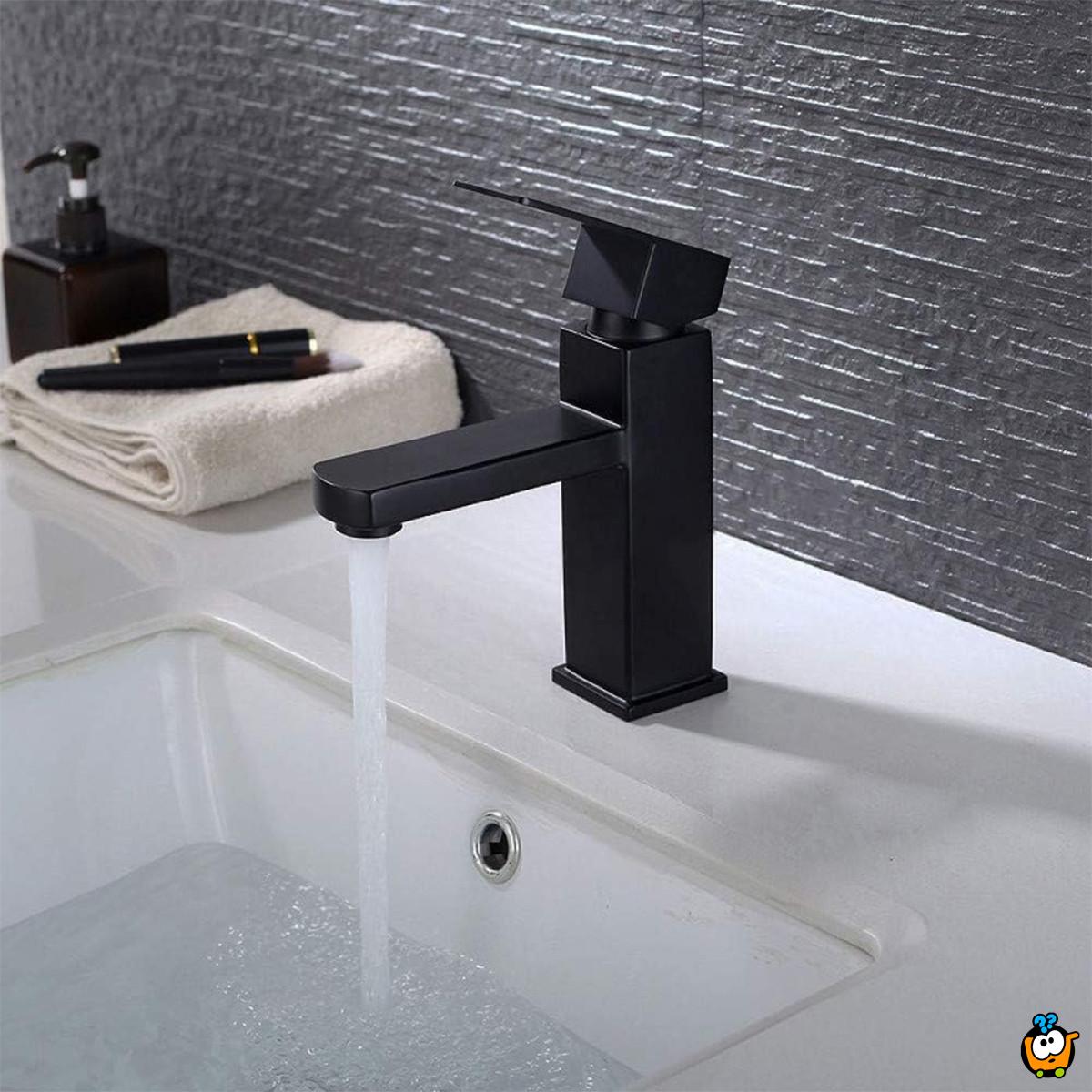 Elegantna crna slavina - baterija za lavabo
