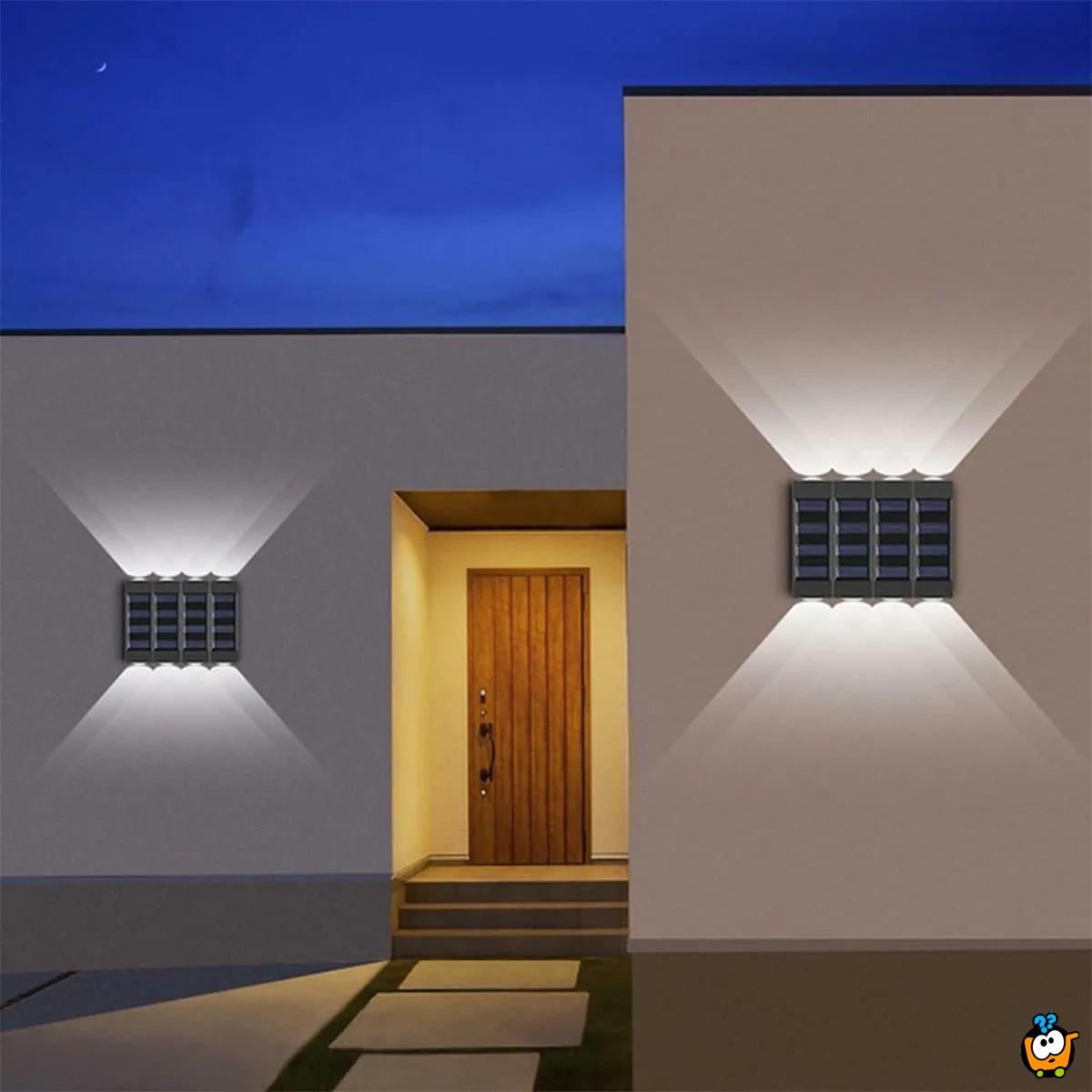 Set od 4 solarne lampe sa duplom rasvetom