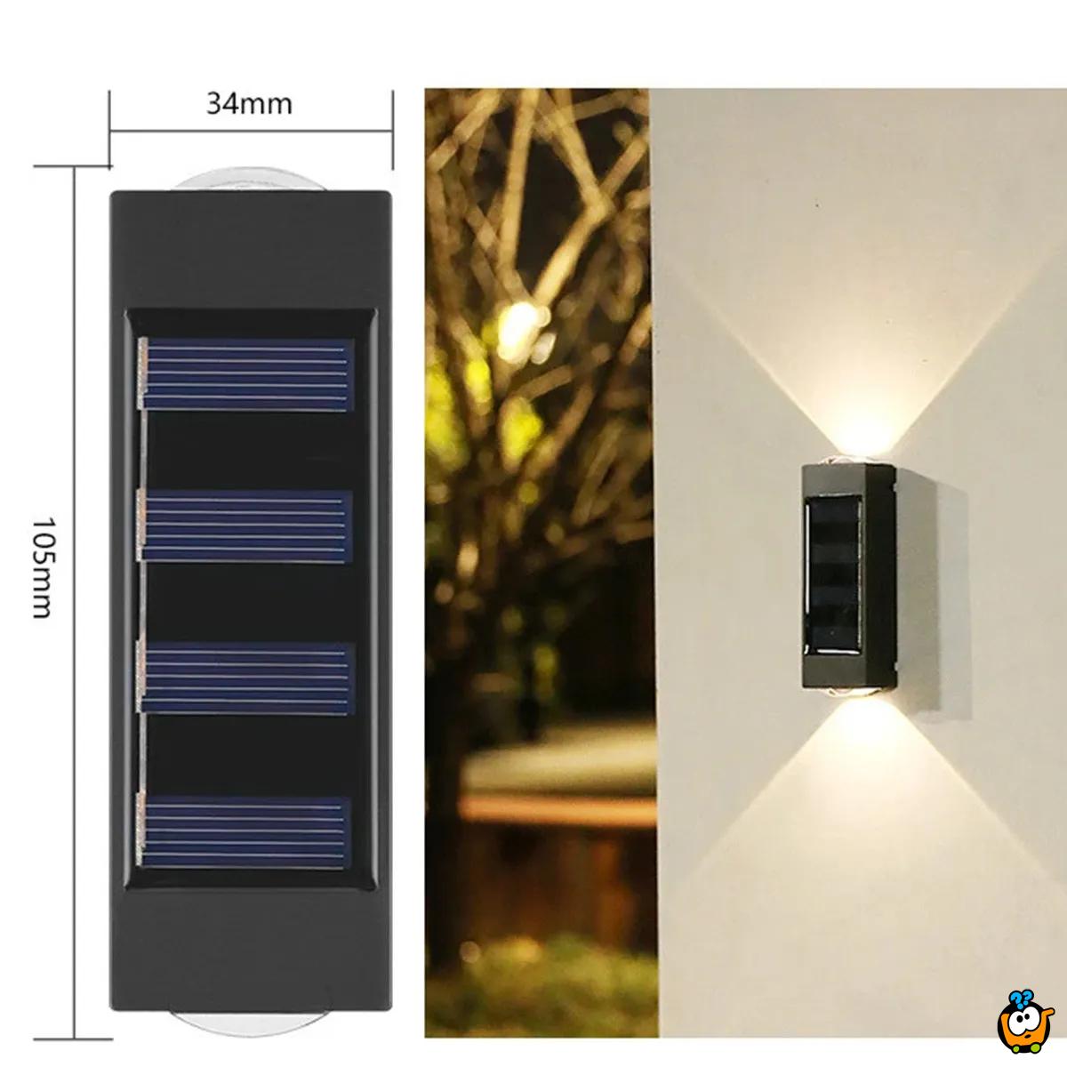 Set od 4 solarne lampe sa duplom rasvetom