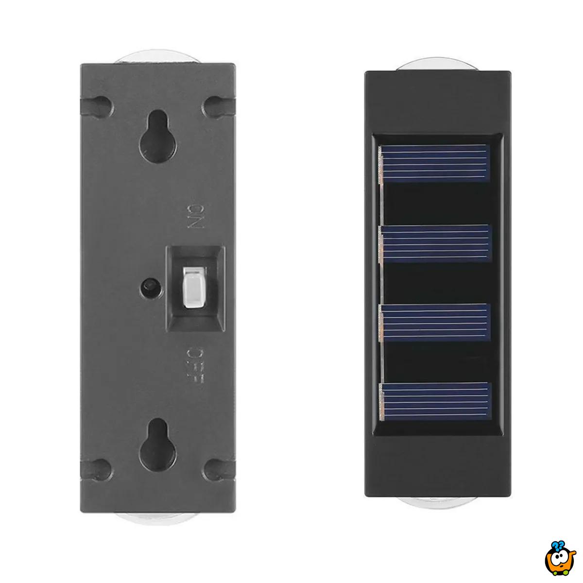 Set od 4 solarne lampe sa duplom rasvetom
