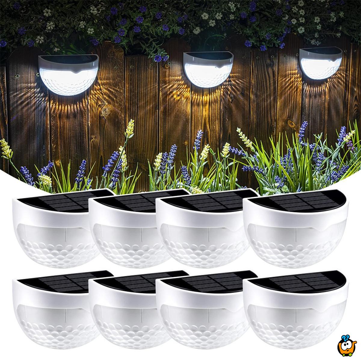 Set od 2 solarne zidne lampe za osvetljen ulaz