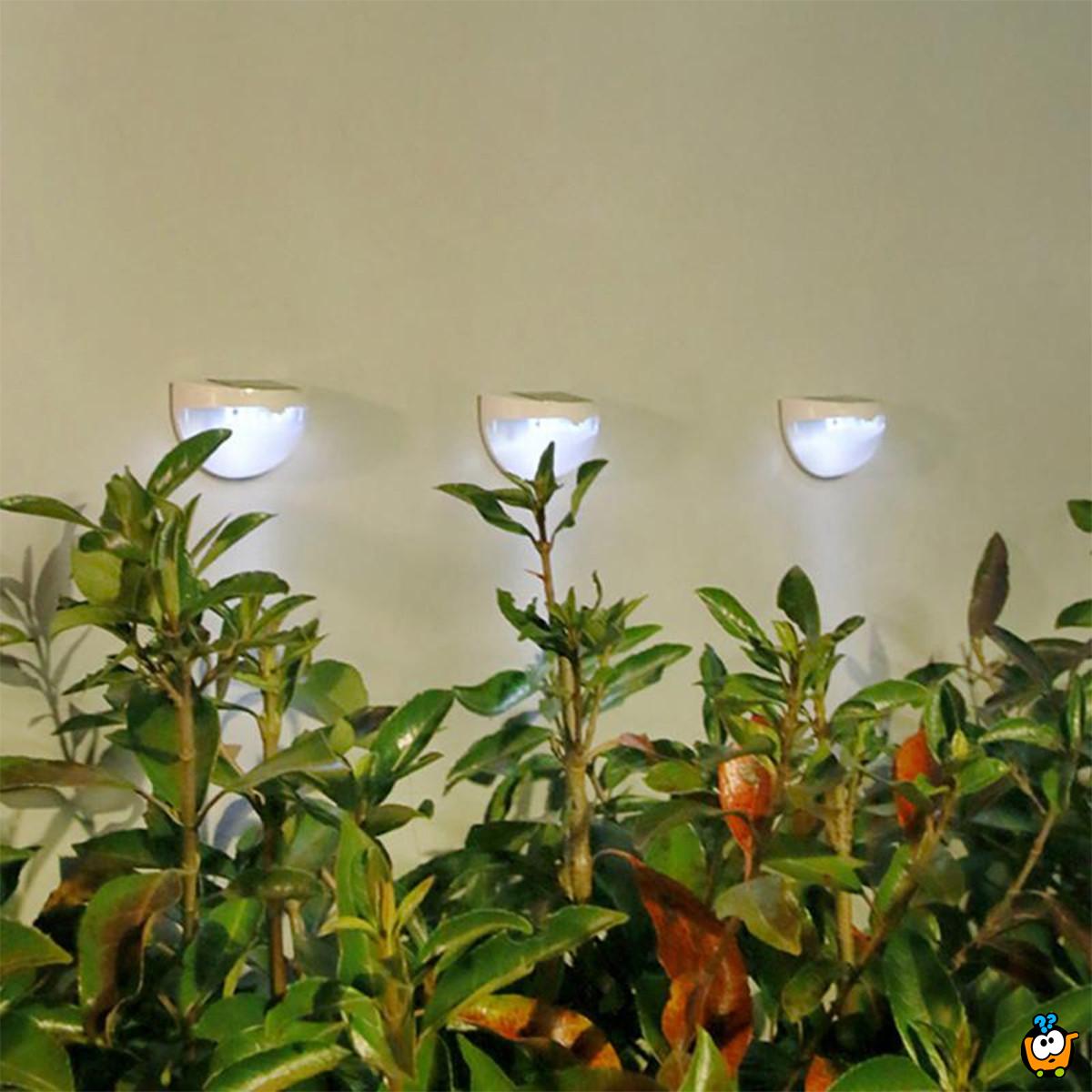 Set od 2 solarne zidne lampe za osvetljen ulaz