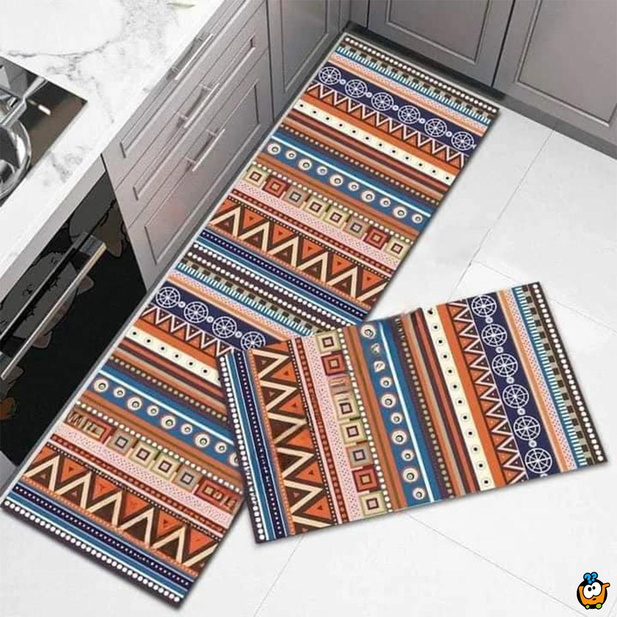 Kombinovani set podnih prostirki za kuhinju - Persijska šara