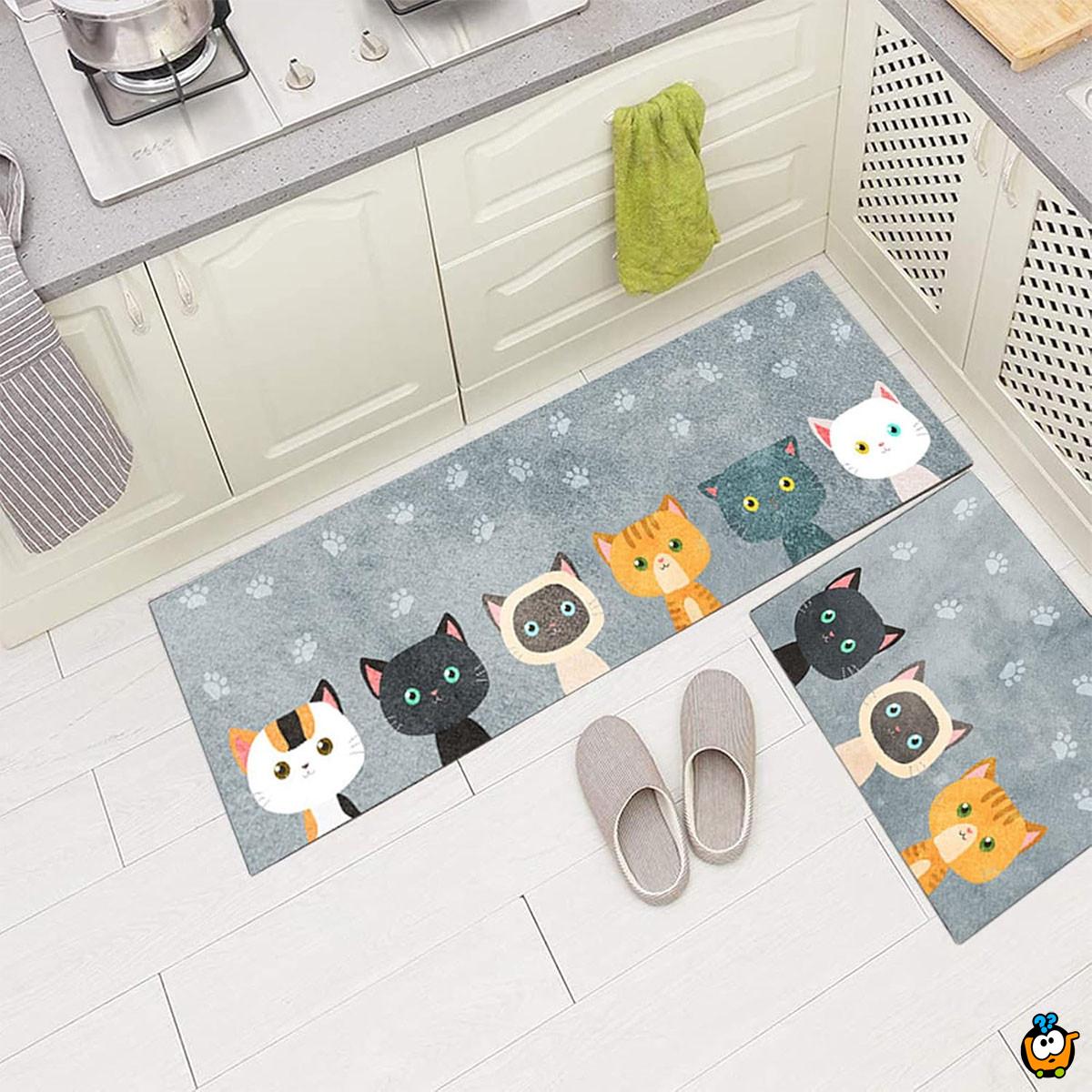 Kombinovani set podnih prostirki za kuhinju - Mace