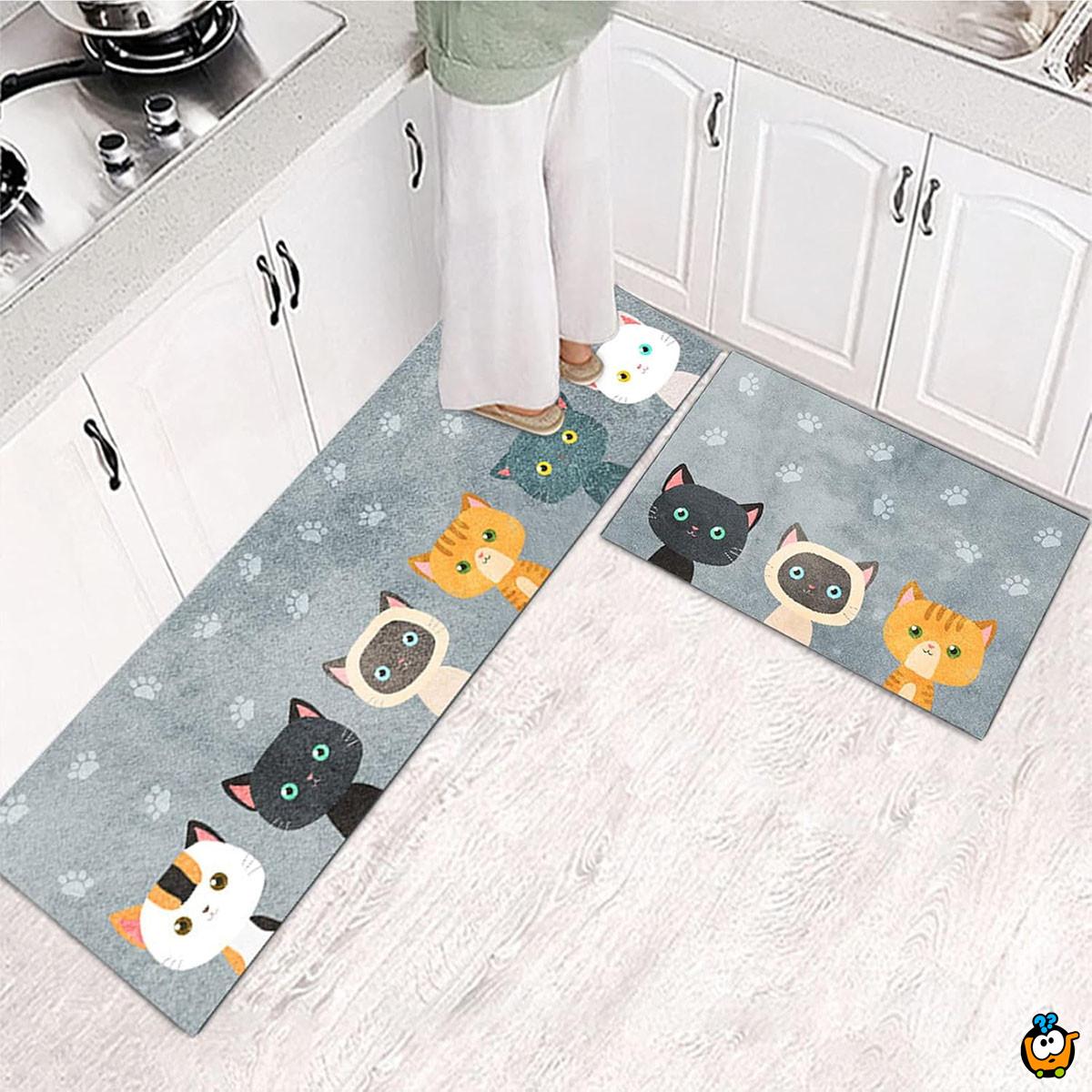 Kombinovani set podnih prostirki za kuhinju - Mace