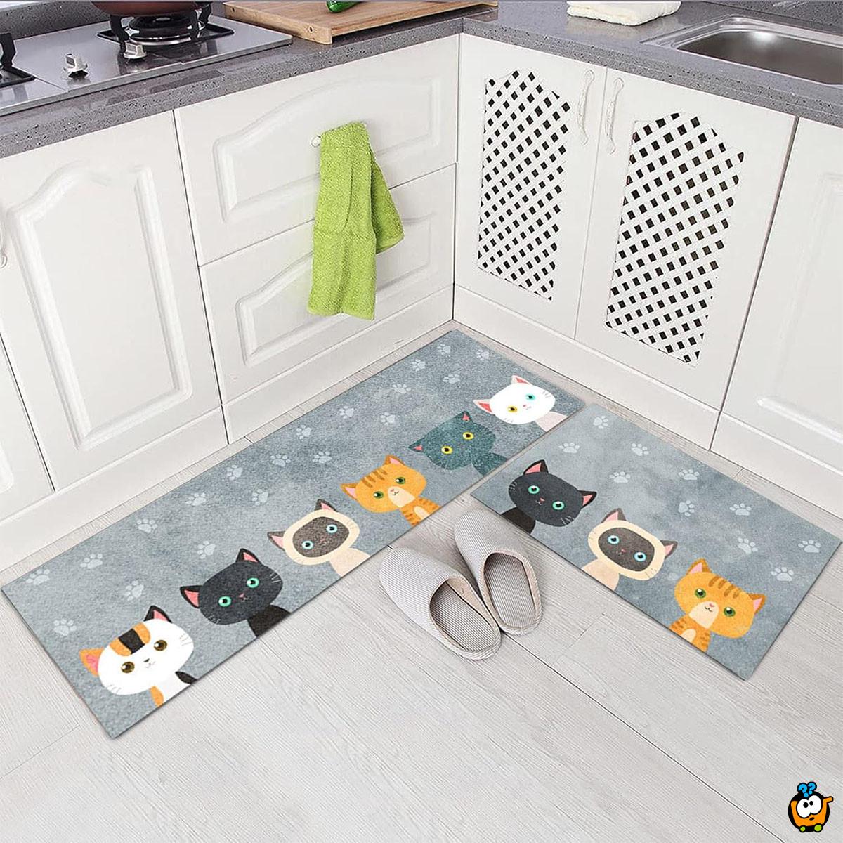 Kombinovani set podnih prostirki za kuhinju - Mace