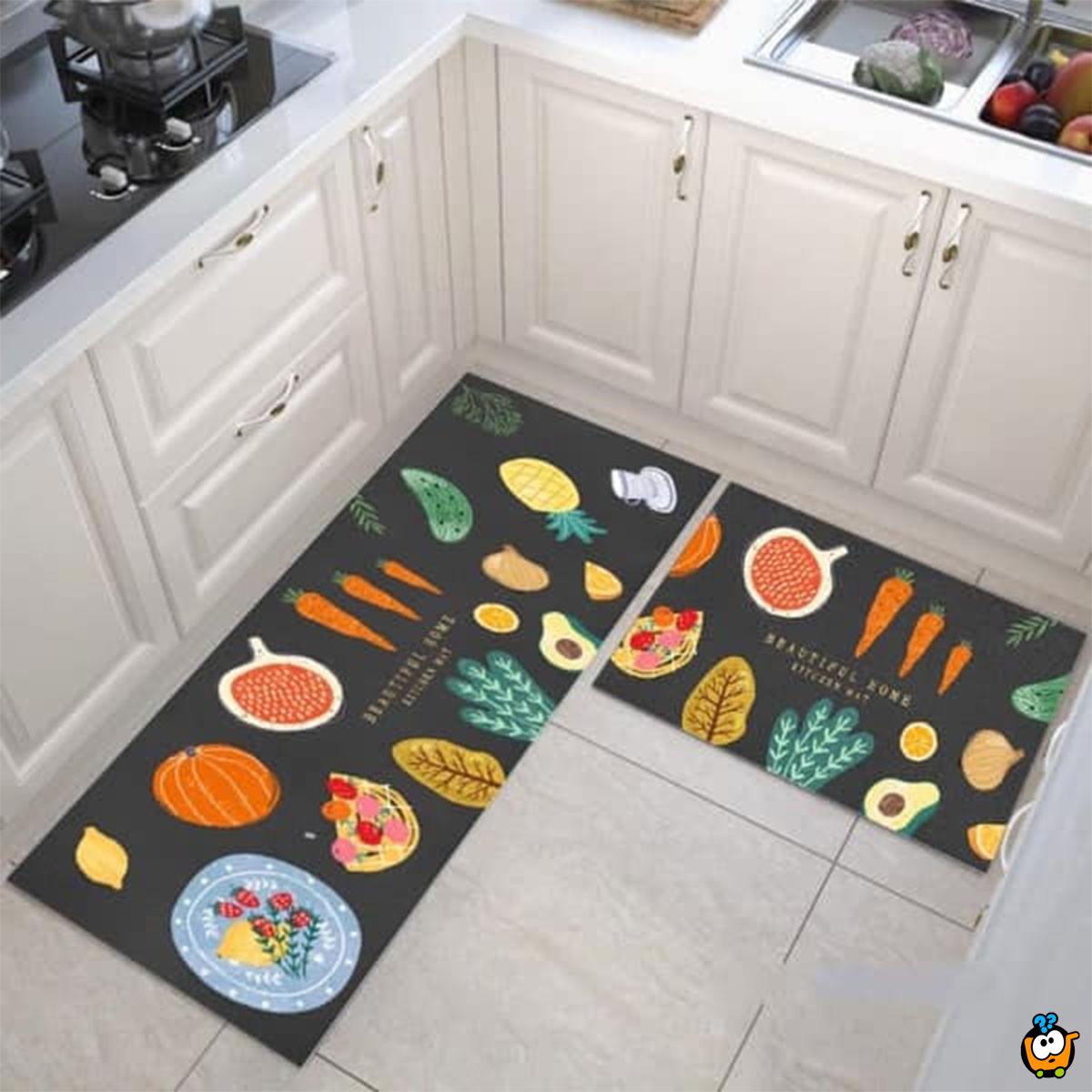 Kombinovani set podnih prostirki za kuhinju - Kitchen mat
