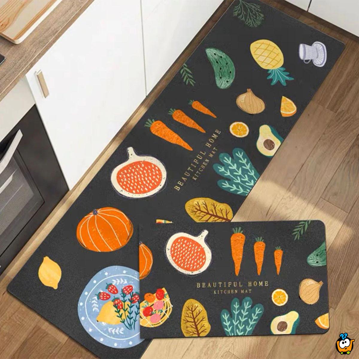 Kombinovani set podnih prostirki za kuhinju - Kitchen mat