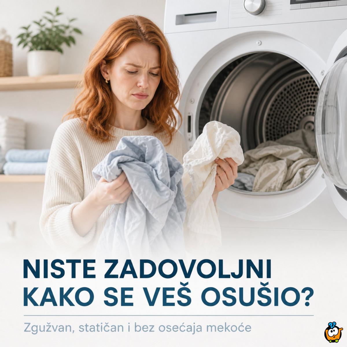 Set od 3 Vunene loptice za sušenje veša – mekši veš bez omekšivača