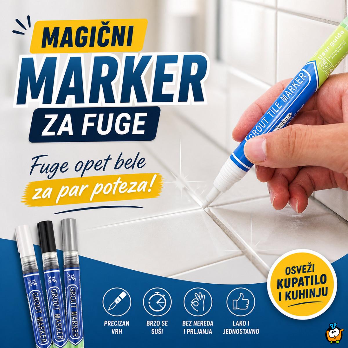 Magičan marker za fuge - Neka fuge opet budu kao nove!