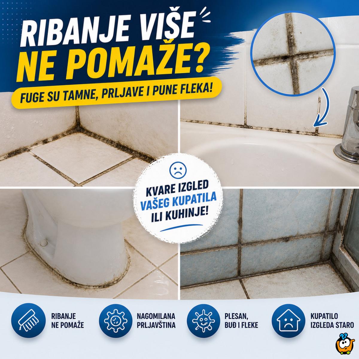 Magičan marker za fuge - Neka fuge opet budu kao nove!